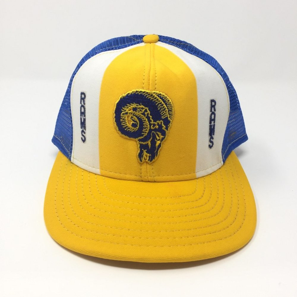 Los Angeles‎ Rams VTG Snapback Hat AJD 80s 90s